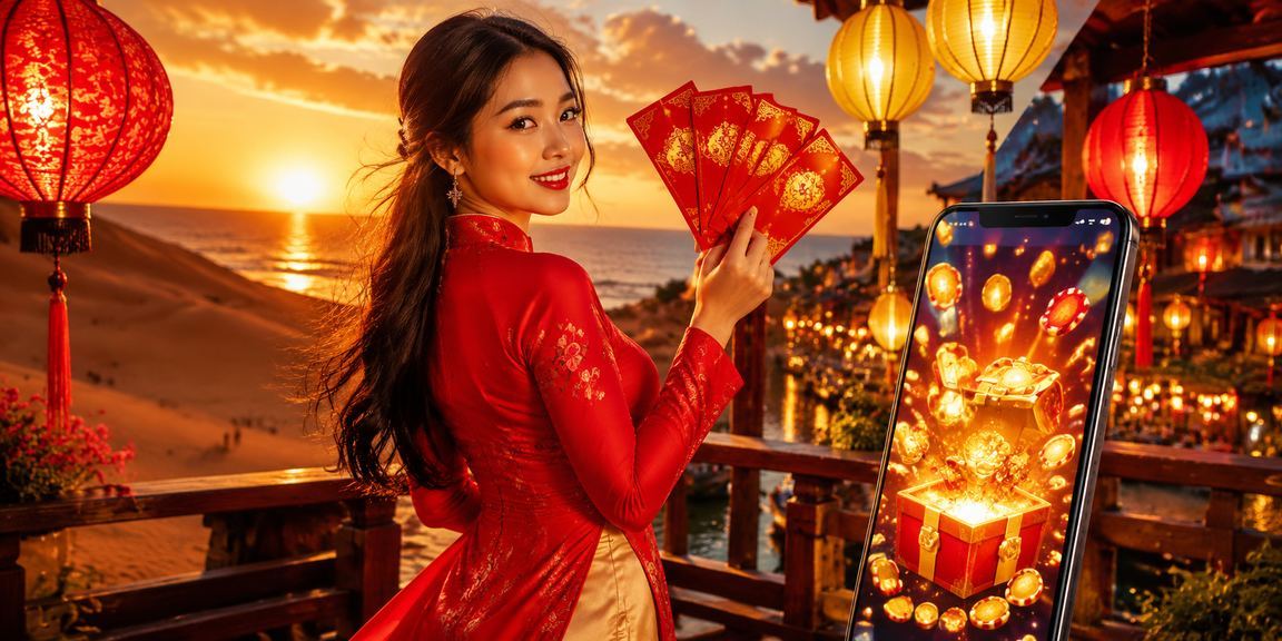 Phụ nữ Hội An nhận bonus phong bì đỏ trong không khí lễ hội truyền thống